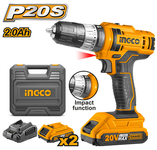 Ingco Lithium-Ion Impact Drill CIDLI20012