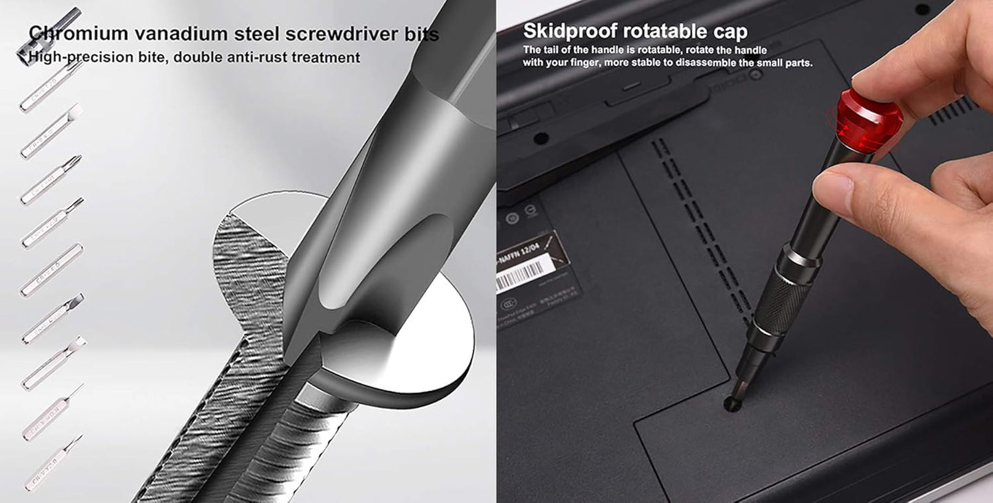 31 Pcs CR-V Precision Screwdriver Bits Set | 550131