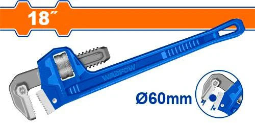 WADFOW 18-Inch Stillson Pipe Wrench Mobile Jaw Plumbing Spanner WPW1118