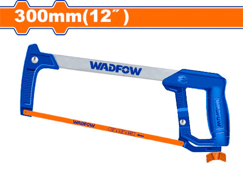 WADFOW 12-Inch Professional Hacksaw Frame with Aluminum + TPR Handle WHF3108