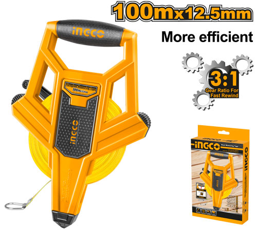 Ingco Fibreglass Measuring Tape HFMT82100