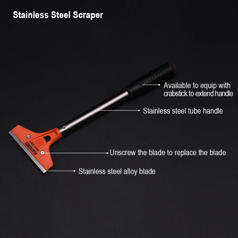 HARDEN 300mm Stainless Steel Scraper Wall & Floor Putty Knife 620217 Harden