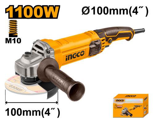 Ingco 1100W 100mm Angle Grinder | AG1100382 Ingco