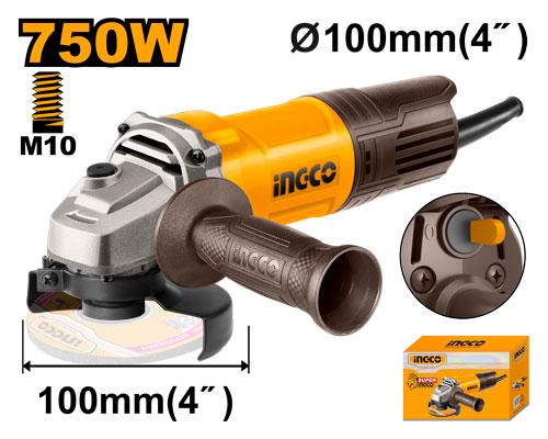 Ingco 750W 100mm Angle Grinder | AG750282 Ingco