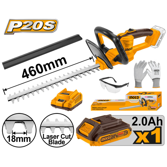 Ingco Lithium-Ion Hedge Trimmer CHTLI20461