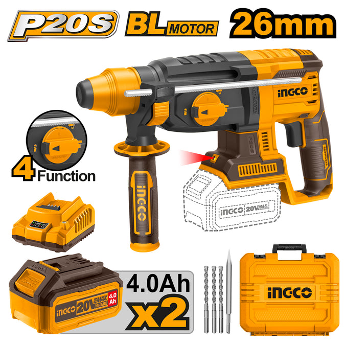 Ingco Lithium-ion Rotary Hammer CRHLI202287