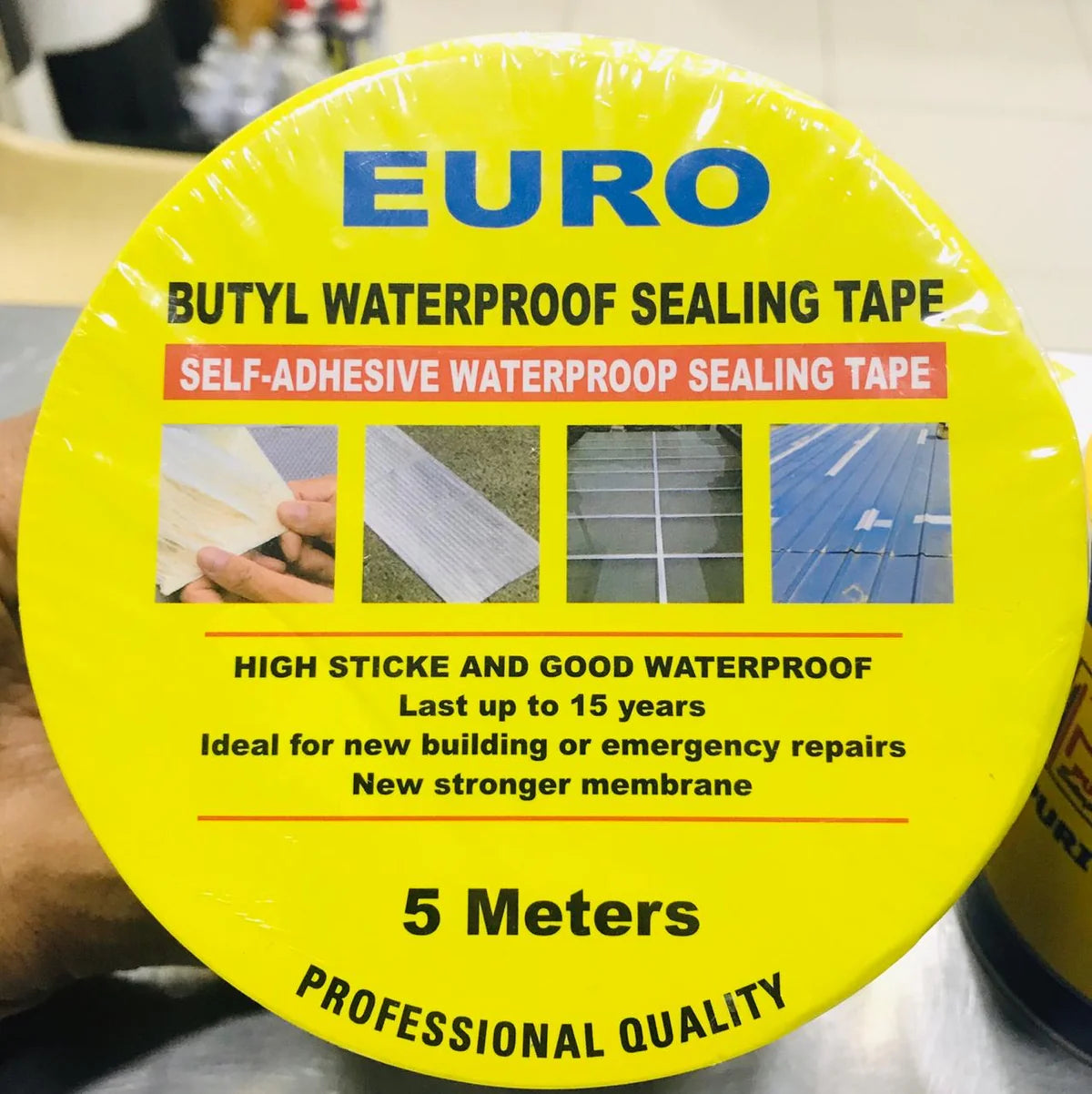 Euro Butyl Waterproof Sealing Tape - 5 Meters