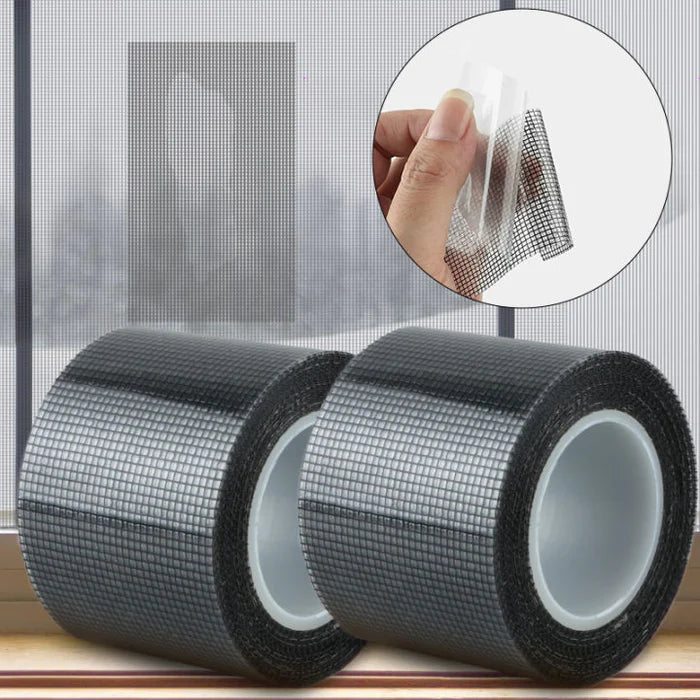 Euro Premium Range Window Mesh Repair Tape - Pack of 2