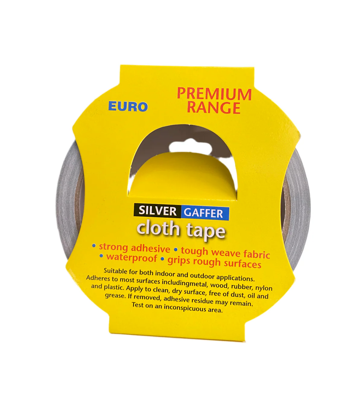 Euro Silver Cloth Tape (Duct Tape)