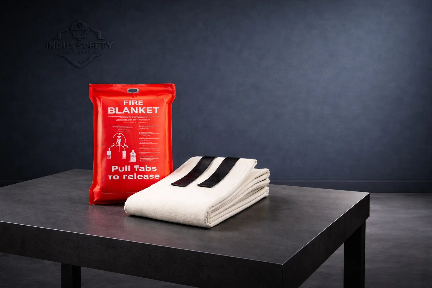 Emergency Fire Safety Blanket for Kitchen & Industrial Use | 4 x 4 (1.2m x 1.2m) Marvi Sons