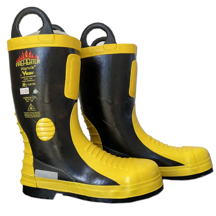 Fire Fighter Boots Fireman Safety Gum Boots