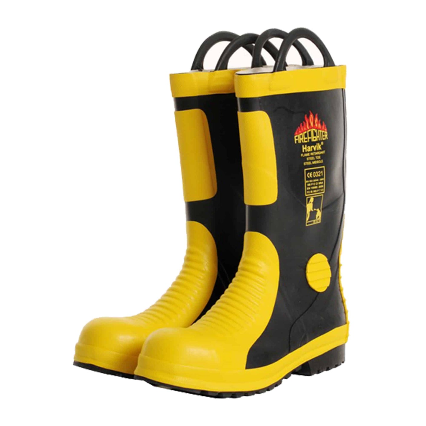 Fire Fighter Boots Fireman Safety Gum Boots