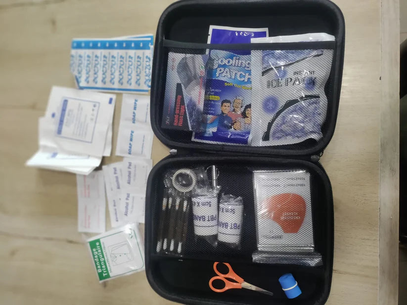 Compact First Aid Kit Bag - Emergency Medical Bag for Home, Car & Travel