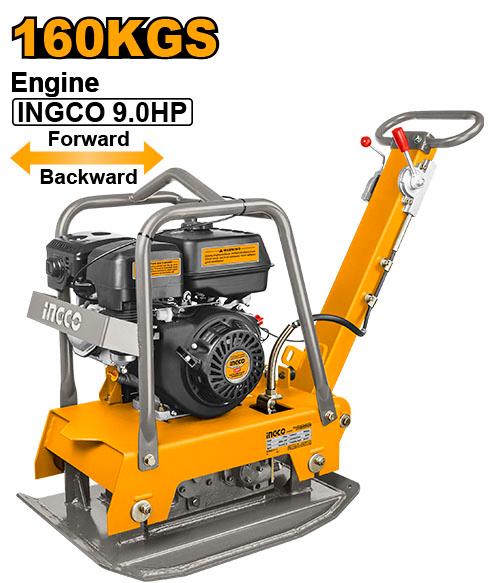 Ingco 160kg Gasoline Reversible Plate Compactor | GCP160-2 Ingco