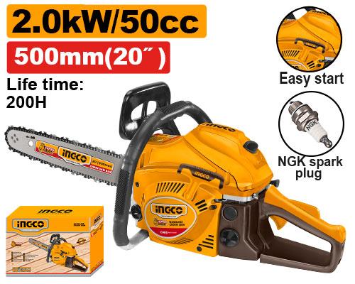 Ingco Gasoline Chain Saw | GCS5502011 Ingco