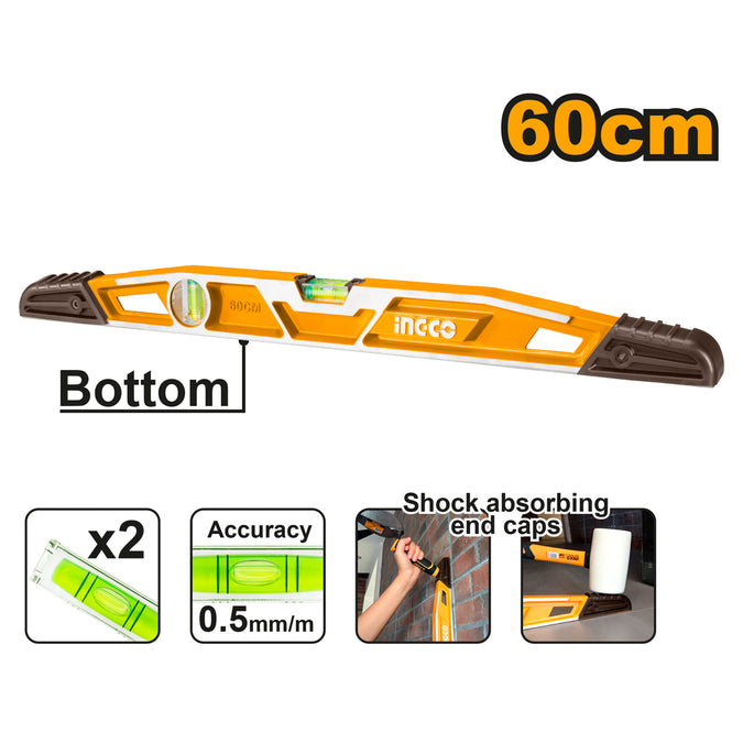 Ingco Heavy-Duty Mason's Level HBSL08060