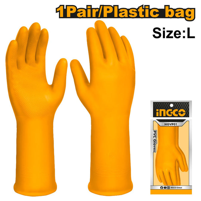 Ingco PVC Gloves HGVP02