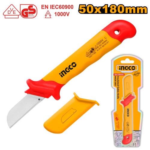 Ingco 50x180mm Insulated Cable Knife | HICK1801 Ingco
