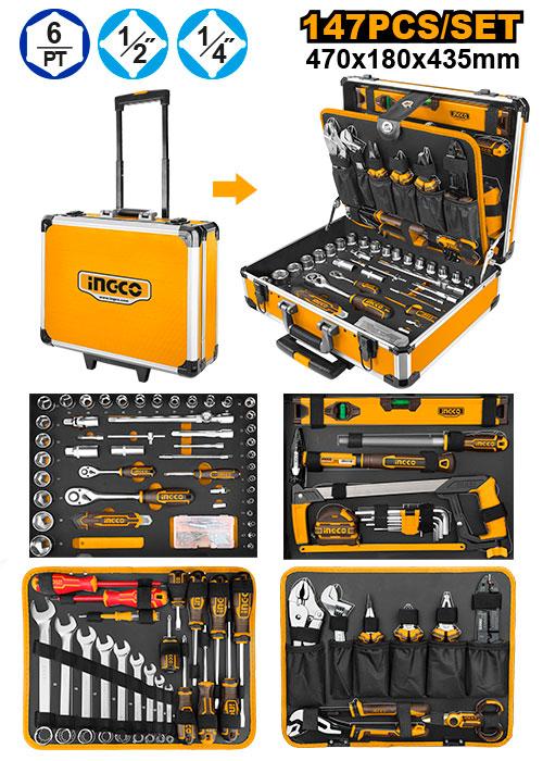 Ingco 147 Pcs Handtools Set | HKTHP21471 Ingco