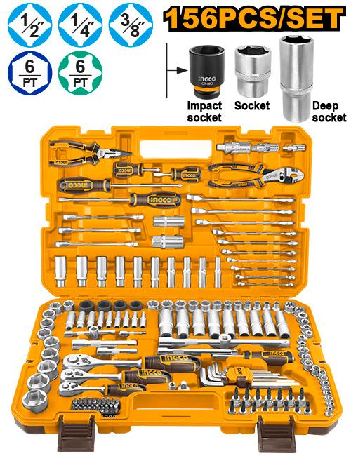 Ingco 156 Pcs Combination Tools Set | HKTHP21561 Ingco