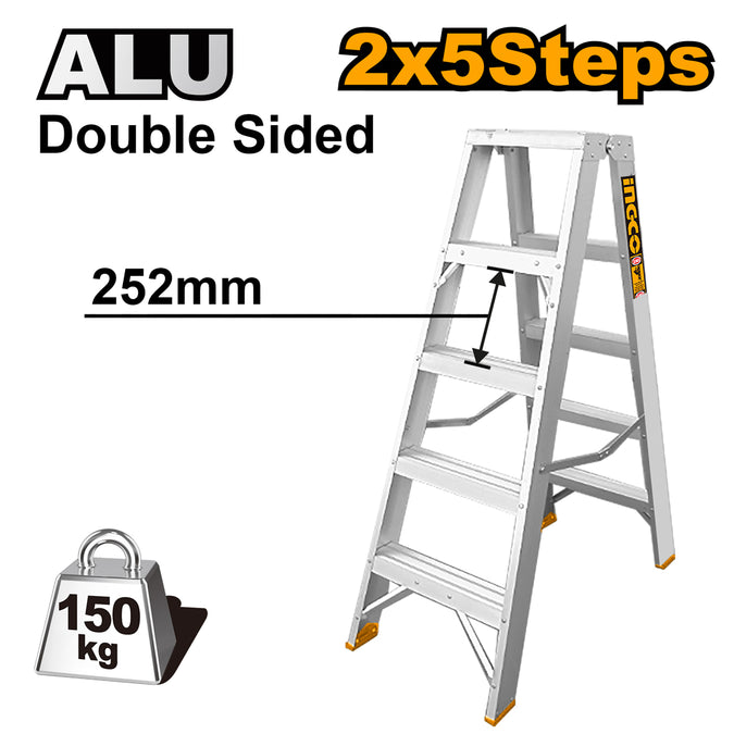 Ingco Double Side Ladder HLAD01051