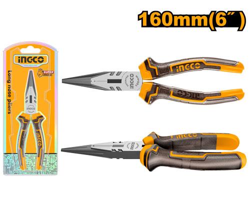 Ingco 6 inch/160mm Long Nose Pliers | HLNP08168 Ingco