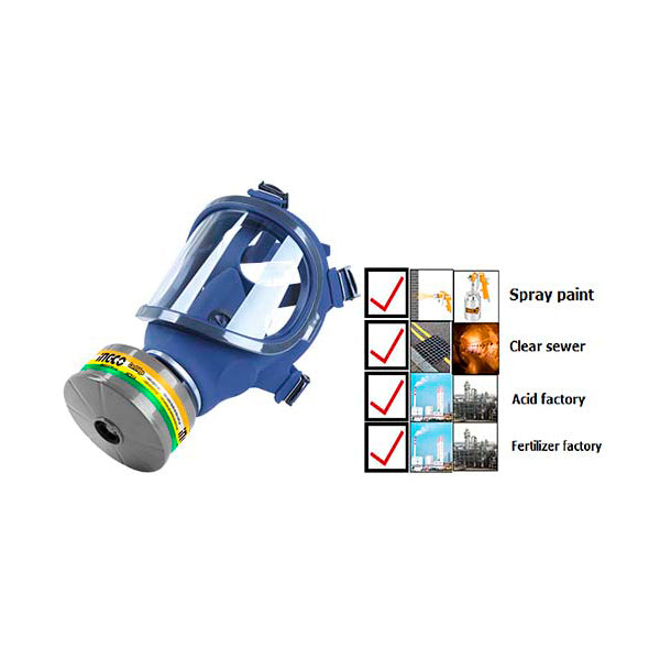 Ingco Respirator (Including One Cartridge) HRS12