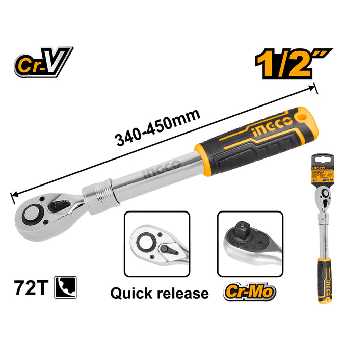 Ingco 1/4" Ratchet Wrench HRTH0814