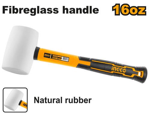 Ingco 16oz Rubber Hammer | HRUH8316 Ingco
