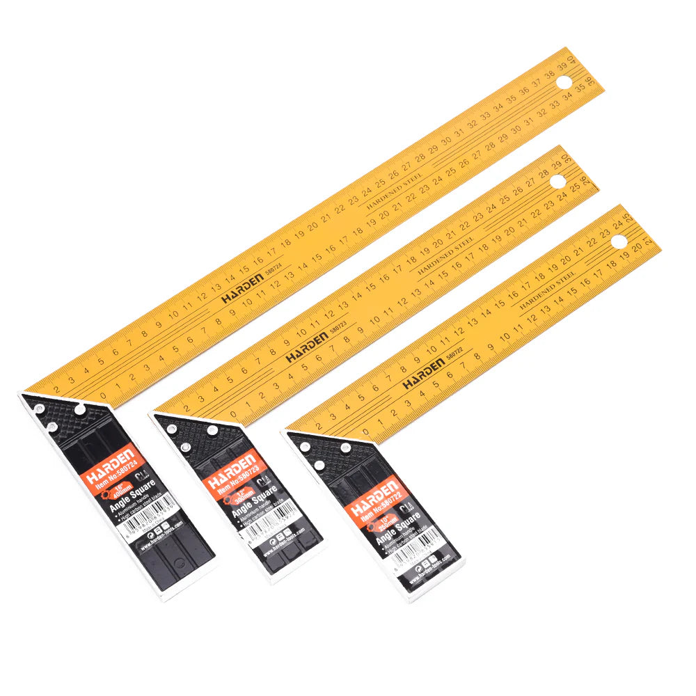 HARDEN 580723 12-Inch (300mm) Professional Steel L-Square