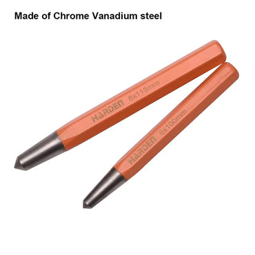 Harden 6x10x100mm, 8x12x115mm Centre Chisel | 610831, 610832