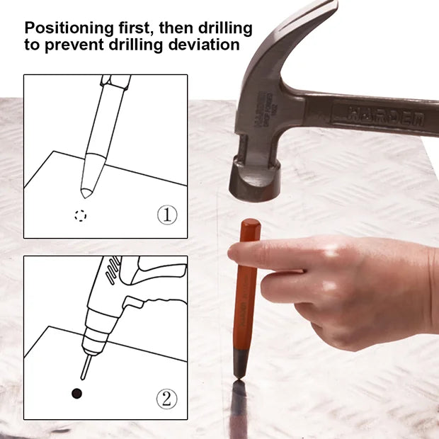 Harden 6x10x100mm, 8x12x115mm Centre Chisel | 610831, 610832