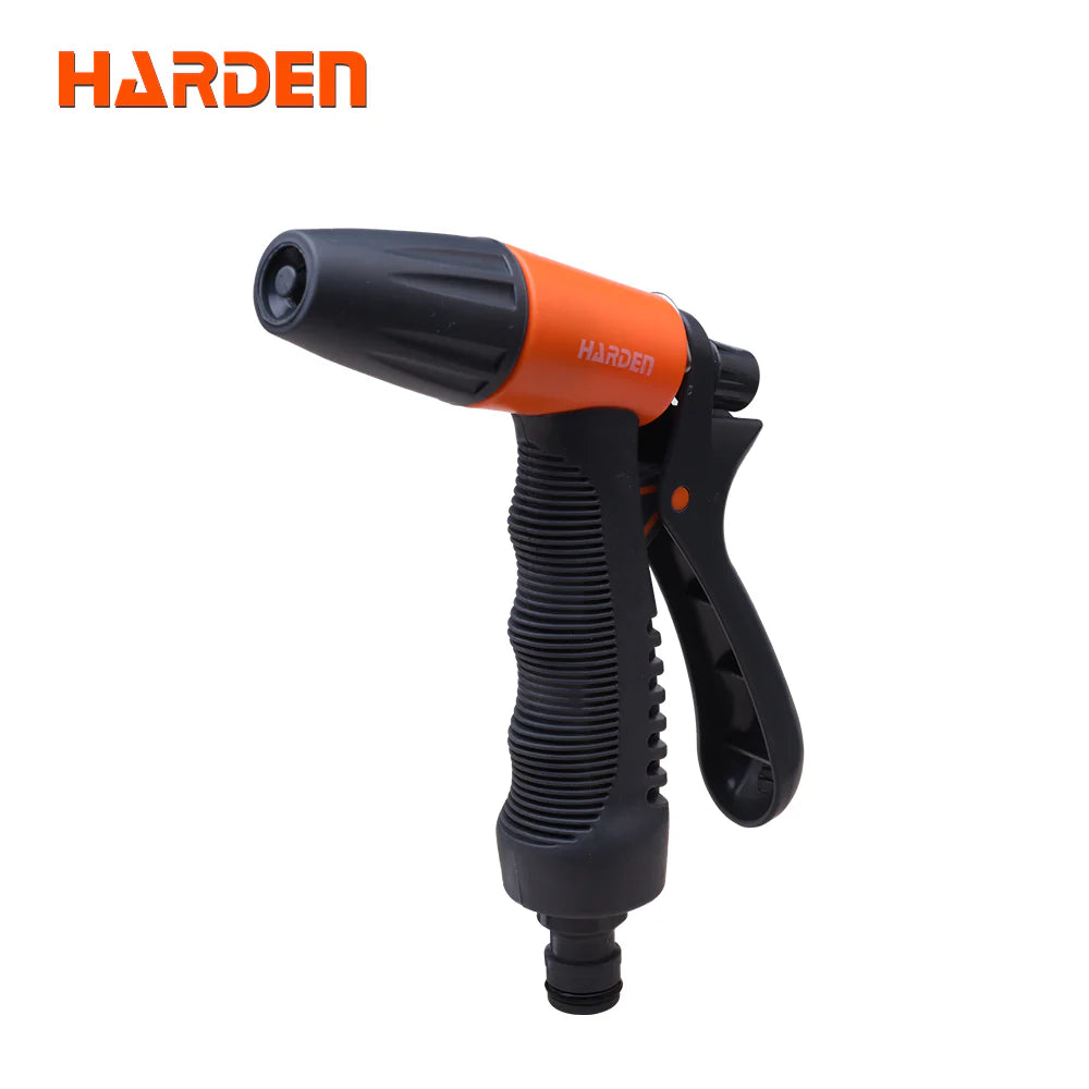 HARDEN 633141 Adjustable High-Pressure Garden Water Spray Gun with Soft Rubber Grip