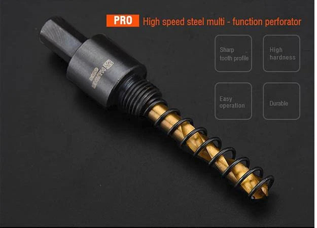 HARDEN Hole Saw Arbor with HSS Pilot Drill for Bi-Metal Hole Saws