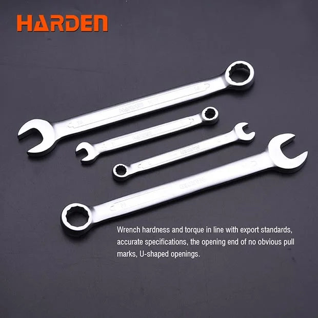 Harden (1 pc) European Combination Spanner (6mm-50mm) | 541106 To 541150 Harden