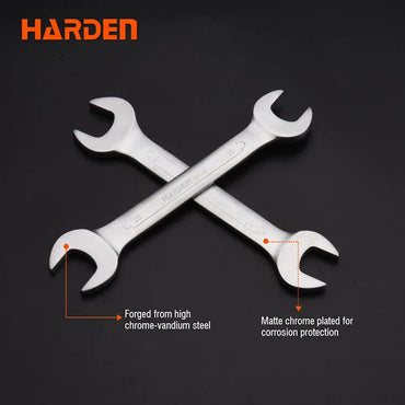 Harden Double Open-End Spanner (6x7mm to 30x32mm) | 541206 To 541230 Harden