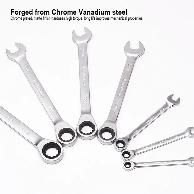 Harden Fixed Ratchet Combination Wrench (8mm-25mm) | 540201 To 540232