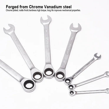 Harden Fixed Ratchet Combination Wrench (8mm-25mm) | 540201 To 540232 Harden
