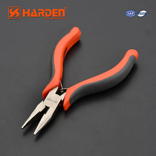 HARDEN 560301 4.5-Inch (115mm) Mini Long-Nose Pliers