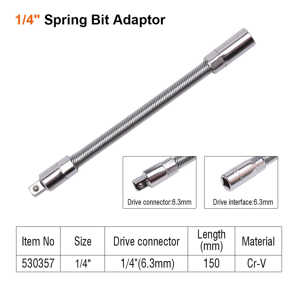 Harden 1/4" Spring Bit Adaptor 1/4" | 530357