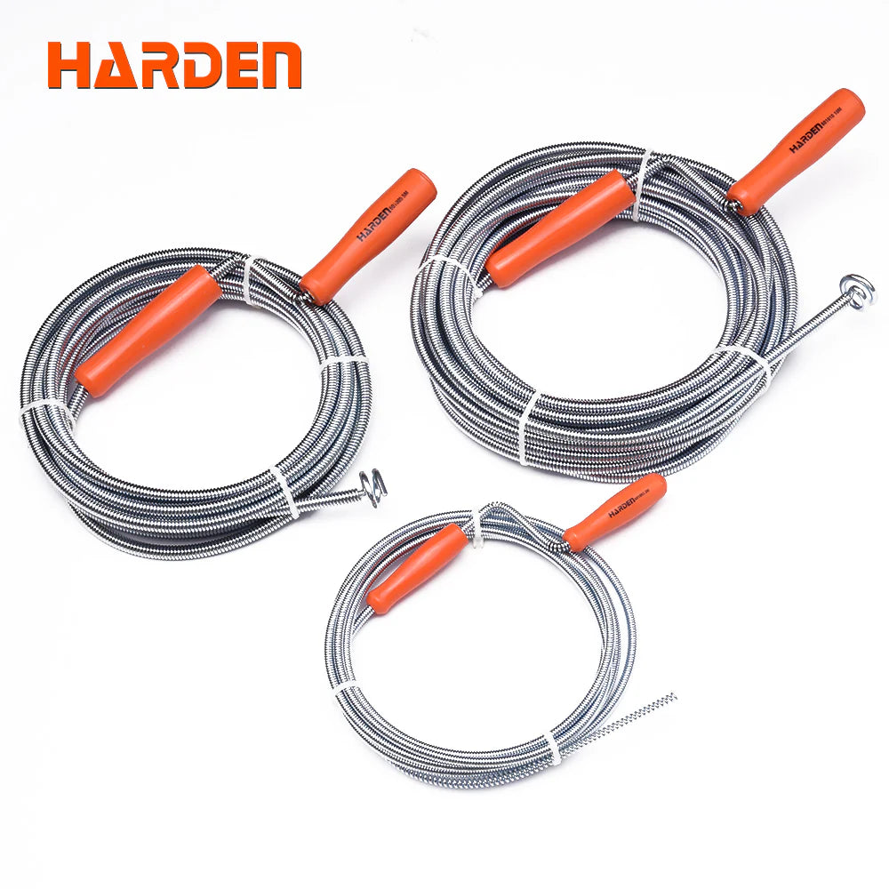 Harden Professional 10m x 9mm Manual Drain Cleaner – Steel Snake | 601010