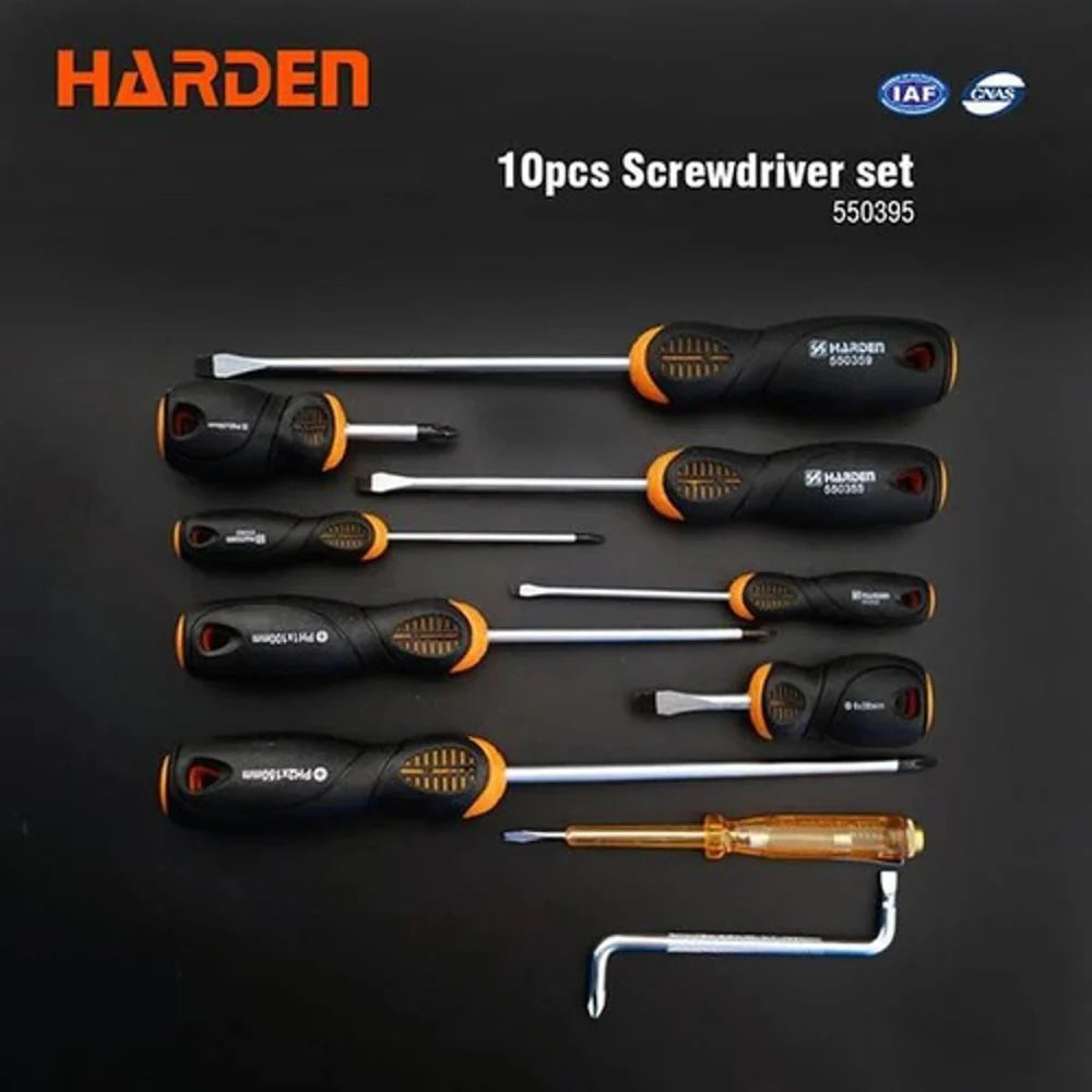 Harden 10Pcs Screwdriver Set | 550395