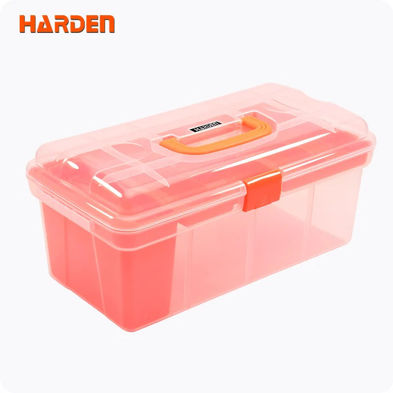 HARDEN 520311 Plastic Tool Box 385mm w/ Removable Tray