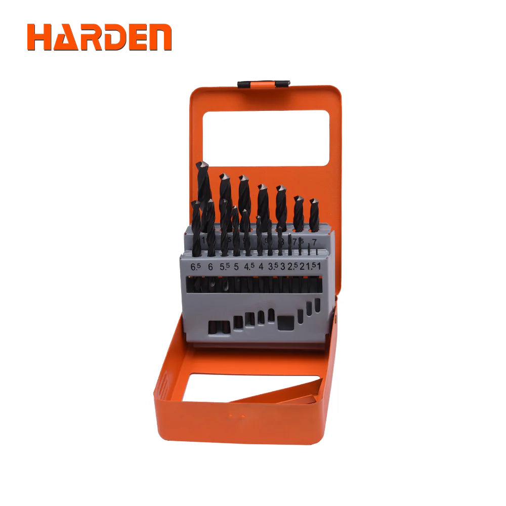 Harden Professional 19-Piece HSS Twist Drill Bit Set – 1mm to 10mm | 610292