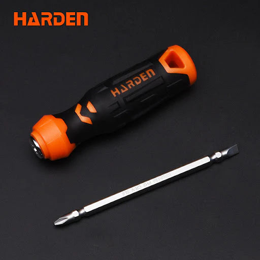 HARDEN 550390 2-in-1 Reversible Screwdriver CrV PH2/SL6