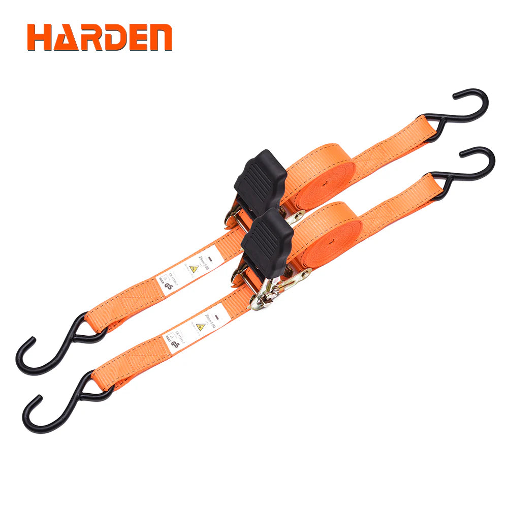 Harden Professional 2-Piece 25mm x 5m Ratchet Tie Down Set | 671112