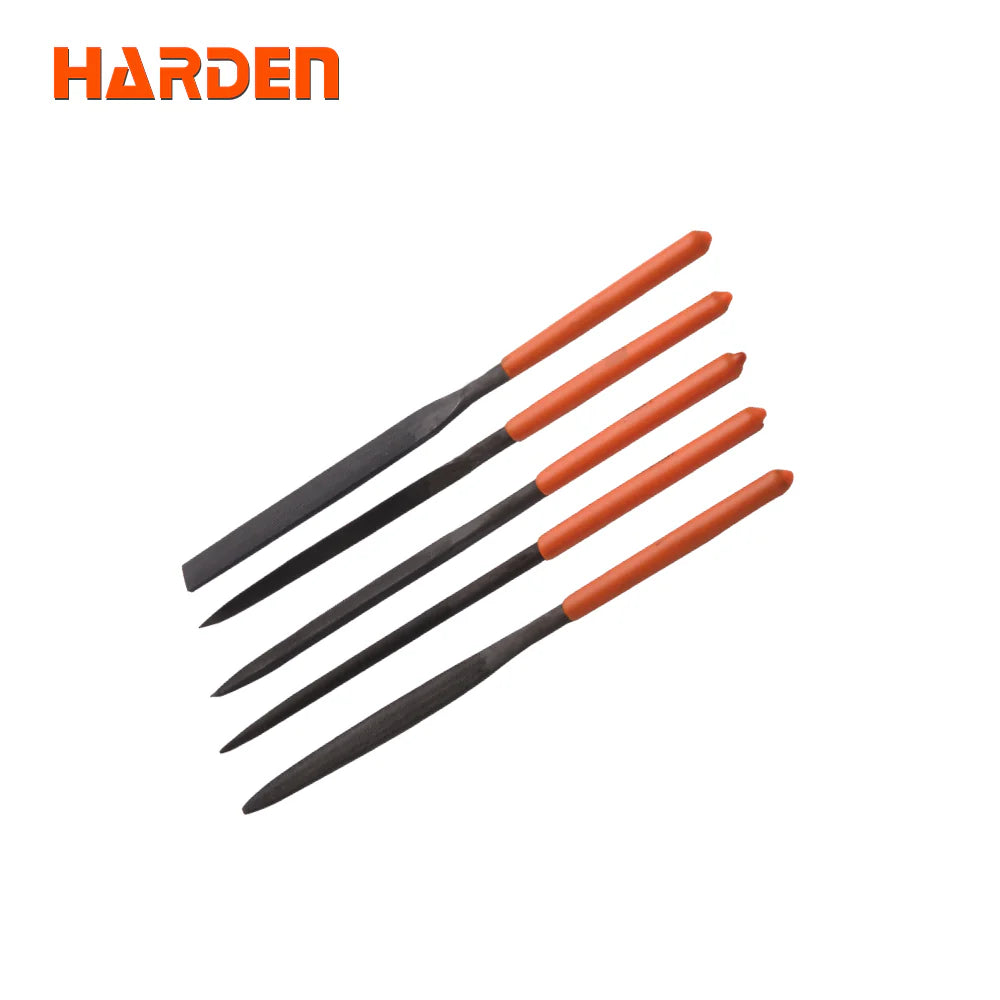 Harden Professional 5-Piece Needle File Set – 5x185mm | 610621
