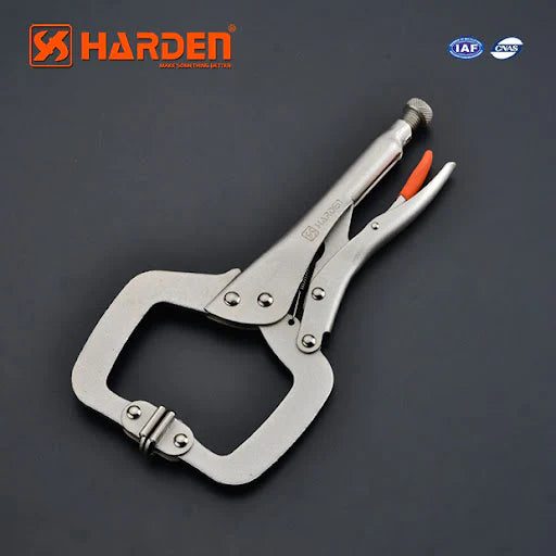 HARDEN 560635 11-Inch (275mm) Professional C-Clamp Locking Pliers