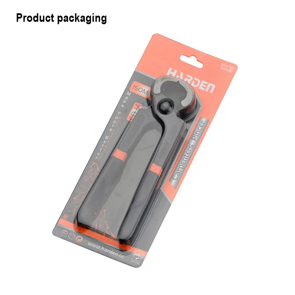 HARDEN 8-Inch (200mm) Professional Carpenter's Pincers | 560536