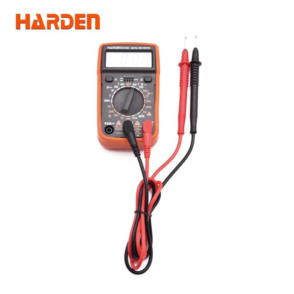 Harden Professional Digital Multimeter – LCD Backlight & Data Hold | 661002